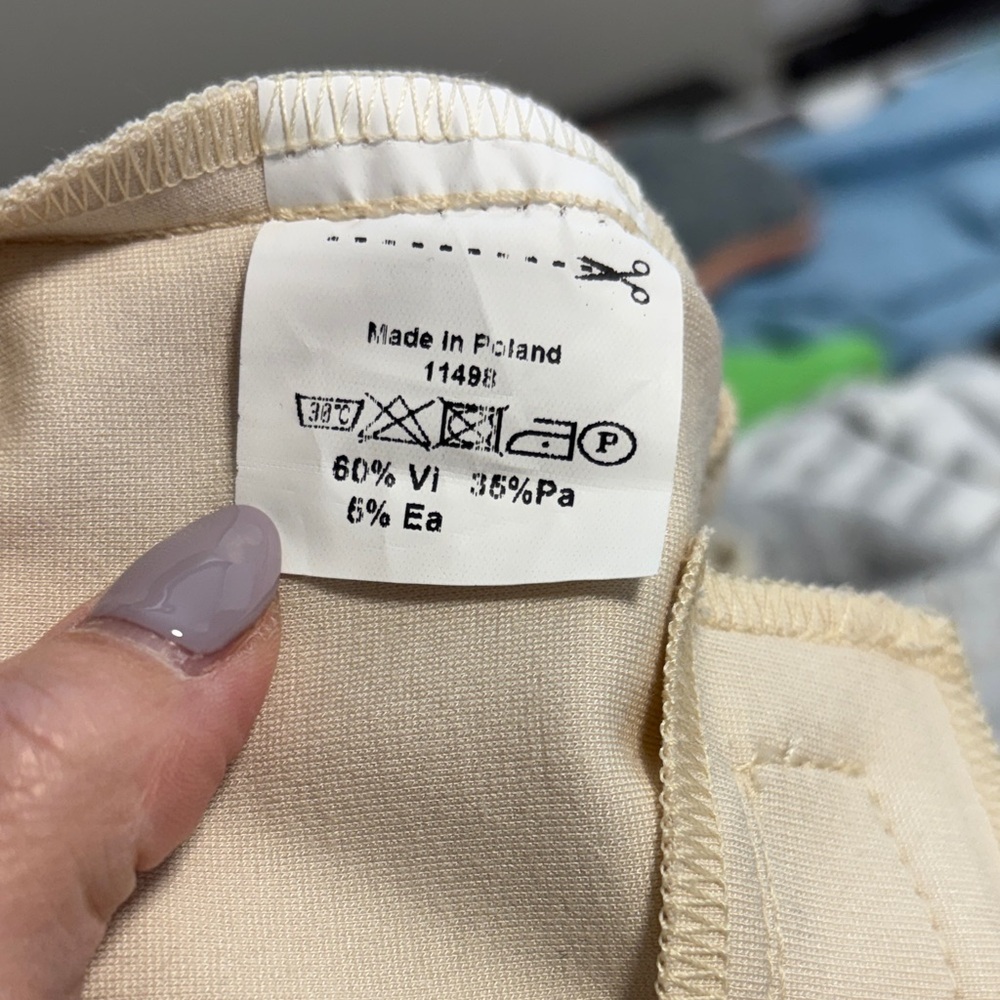NWT Summum Cream Jogger Pants - Picture 9 of 9